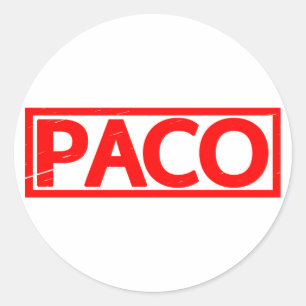 Sticker Rond Paco