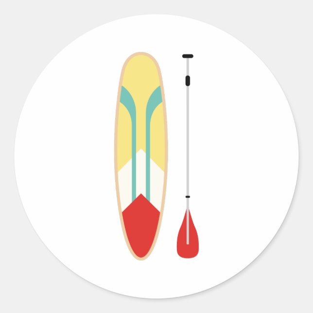 Sticker Rond Paddle-board (Devant)