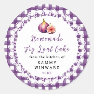 Sticker Rond Pain aux figues maison