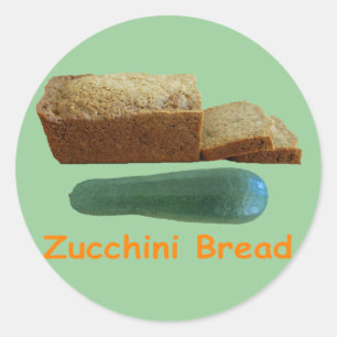 Sticker Rond Pain de courgette