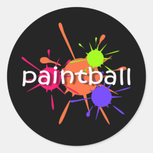 Sticker Rond Paintball frais