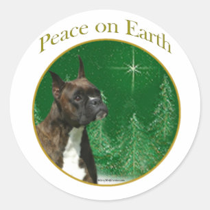 Sticker Rond Paix de la boîte