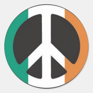 Sticker Rond Paix irlandaise
