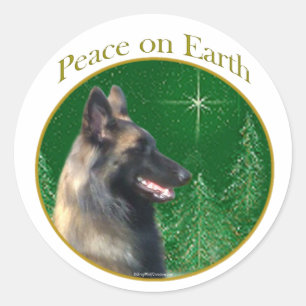 Sticker Rond Paix Tervuren belge