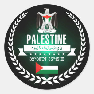 Sticker Rond Palestine