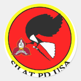 Sticker Rond Palladium Etats-Unis de Silat