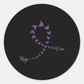 Sticker Rond Pancréatique Cancer Sensibilisation Espérance Cure