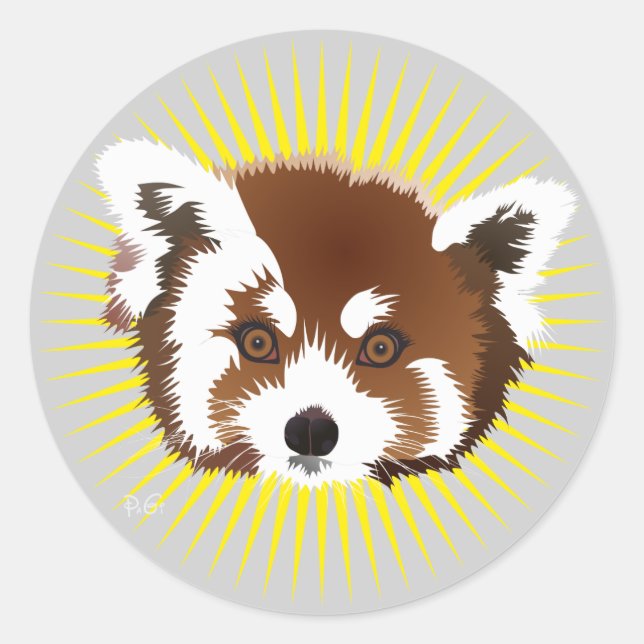 Sticker Rond Panda (Devant)