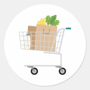 Sticker Rond Panier