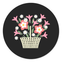 Panier de fleurs