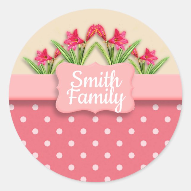 Sticker Rond Panier de lentilles sur mesure (Devant)
