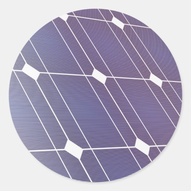 Sticker Rond Panneau solaire (Devant)