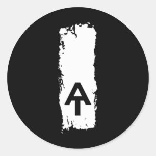 Sticker Rond Pansement de poche Appalachian Trail Blaze