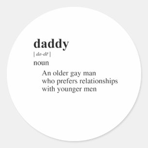 STICKER ROND PAPA