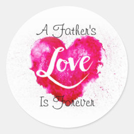 Sticker rond papa classique