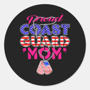 Sticker Rond Papa Fier Maman Militaire Médaillon Militaire Mère