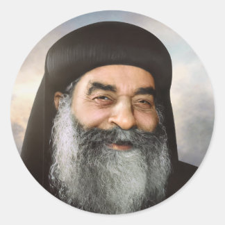 Sticker Rond Pape Cyril VI