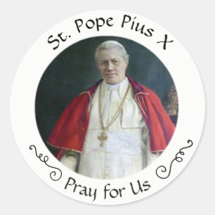 Sticker Rond Pape Pie X