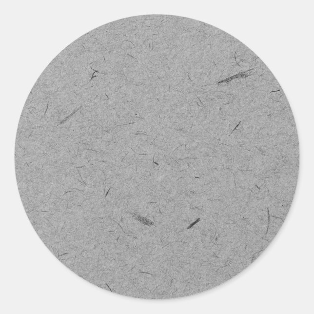 Sticker Rond Papier Kraft Rustique Blanc Modèle Personnalisé Cl (Devant)