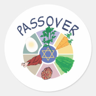 Sticker Rond Pâque