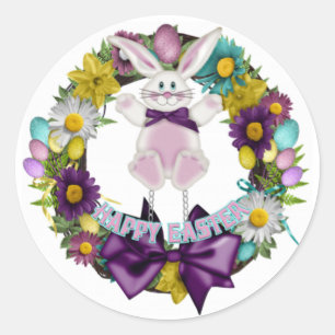 Sticker Rond Pâques