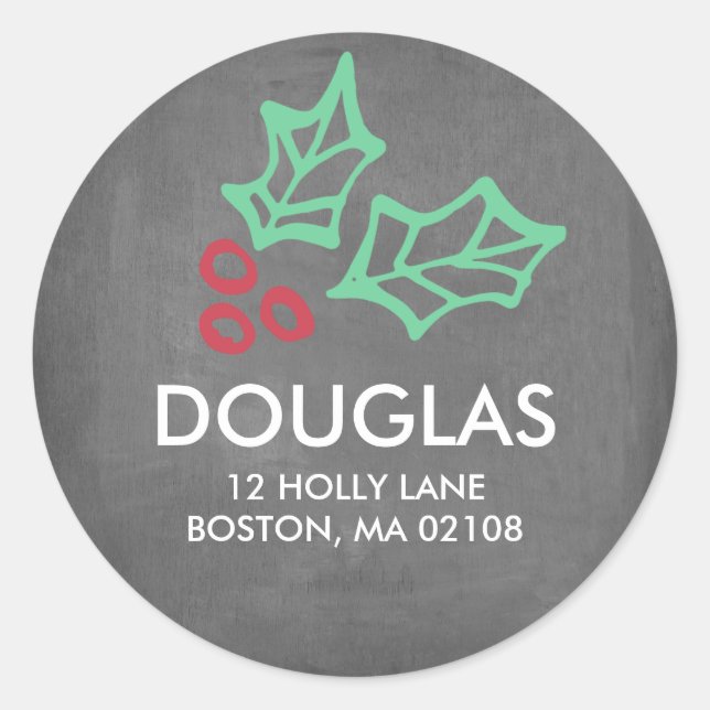 Sticker Rond Par Golly Collection (Devant)