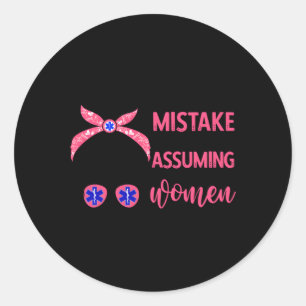 Sticker Rond Paramedic