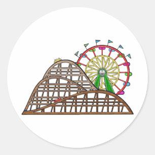 Sticker Rond Parc d'attractions