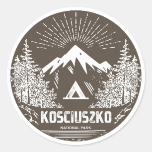Sticker Rond Parc national de Kosciuszko
