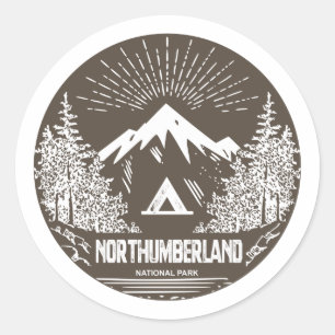 Sticker Rond Parc national de Northumberland