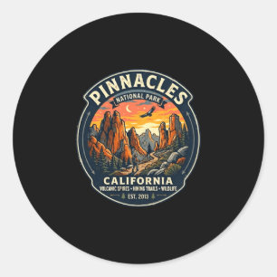 Sticker Rond parc national de Pinnacles californie randonnée ré