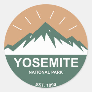 Sticker Rond Parc national de Yosemite