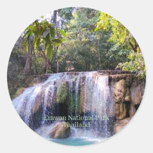 Sticker Rond Parc national d'Erawan, Thaïlande,