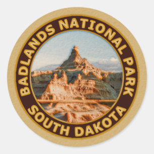 Sticker Rond Parc national des Badlands