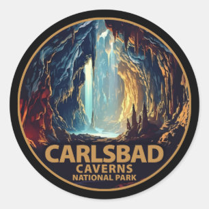Sticker Rond Parc national des Cavernes Carlsbad