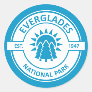 Sticker Rond Parc national des Everglades