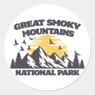 Sticker Rond Parc national des Great Smoky Mountains