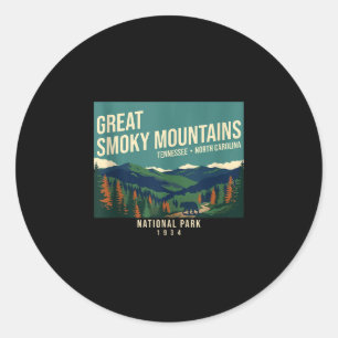 Sticker Rond Parc national des Great Smoky Mountains Tennessee