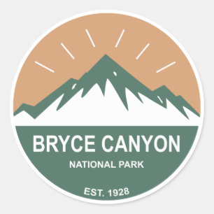 Sticker Rond Parc national du Bryce Canyon