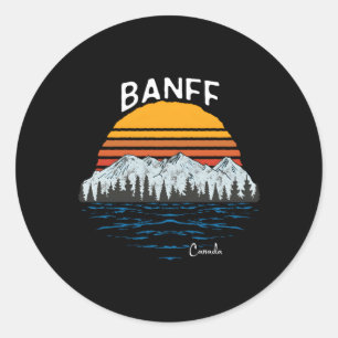 Sticker Rond Parc national du Canada Banff Alberta