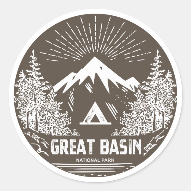 Sticker Rond Parc national du Grand Bassin (Devant)