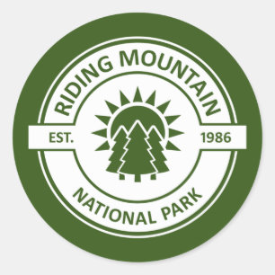 Sticker Rond Parc national du Mont-Riding