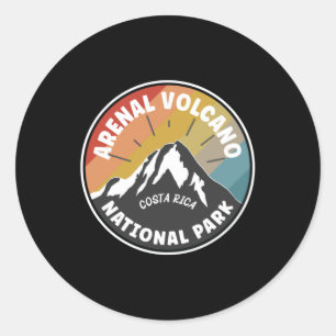 Sticker Rond Parc national du volcan Arenal Costa Rica