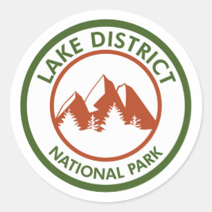 Sticker Rond Parc national Lake District