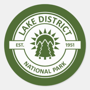 Sticker Rond Parc national Lake District