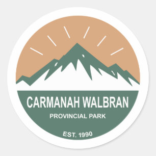 Sticker Rond Parc provincial Carmanah Walbran