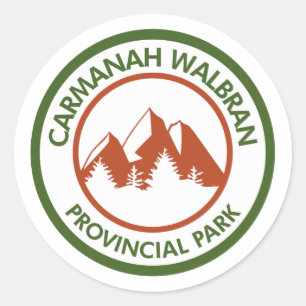 Sticker Rond Parc provincial Carmanah Walbran