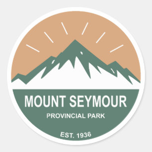 Sticker Rond Parc provincial de Mount Seymour