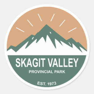 Sticker Rond Parc provincial de Skagit Valley