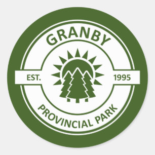 Sticker Rond Parc provincial Granby
